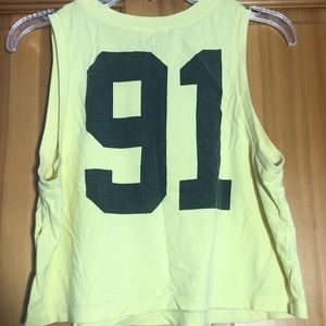 Forever 21 yellow tank top